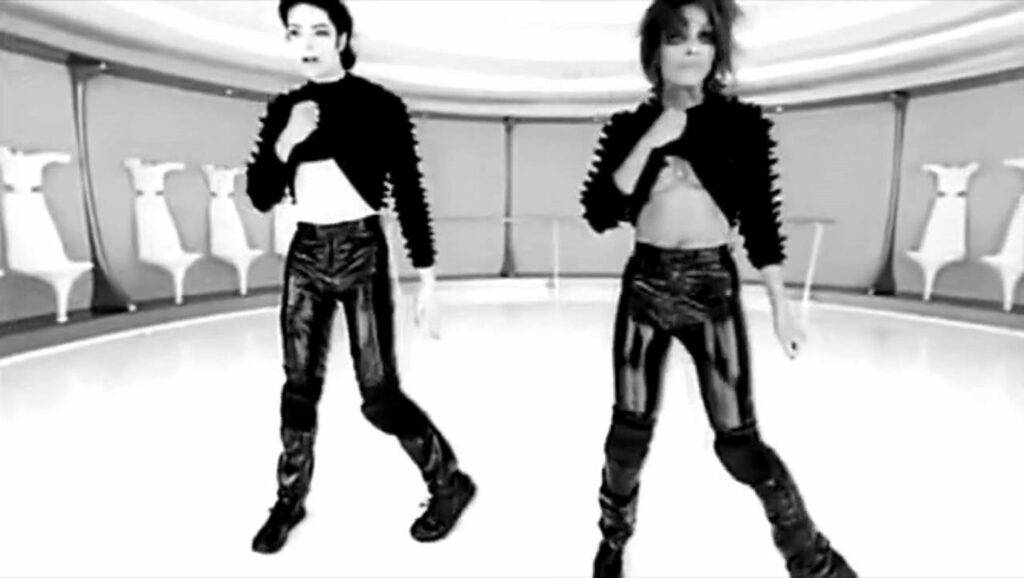 Michael Jackson con Janet Jackson Scream
