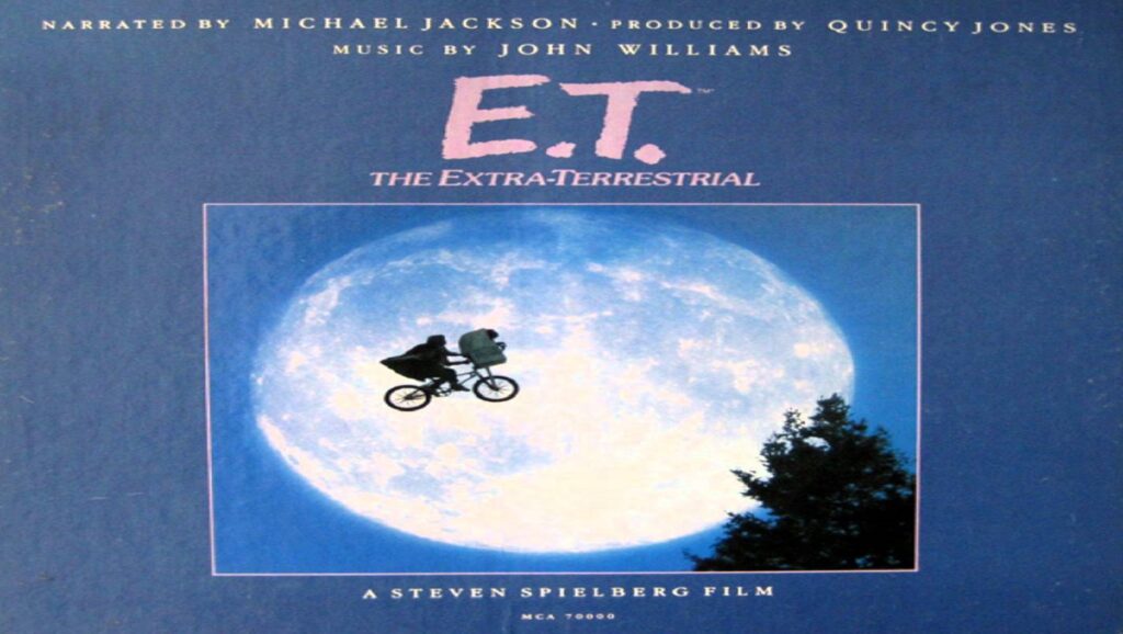 Portada de audiolibro de "E.T., el extraterrestre"