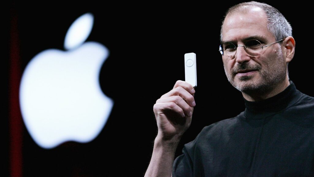 Steve Jobs presentando el iPod