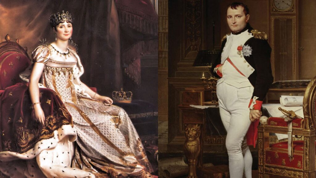 Josefina y Napoleón Bonaparte