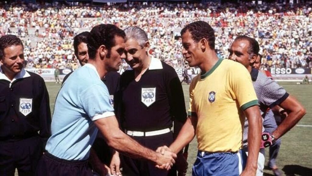 Brasil contra Uruguay en el Mundial de 1970