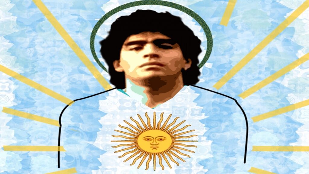 Maradona como un santo