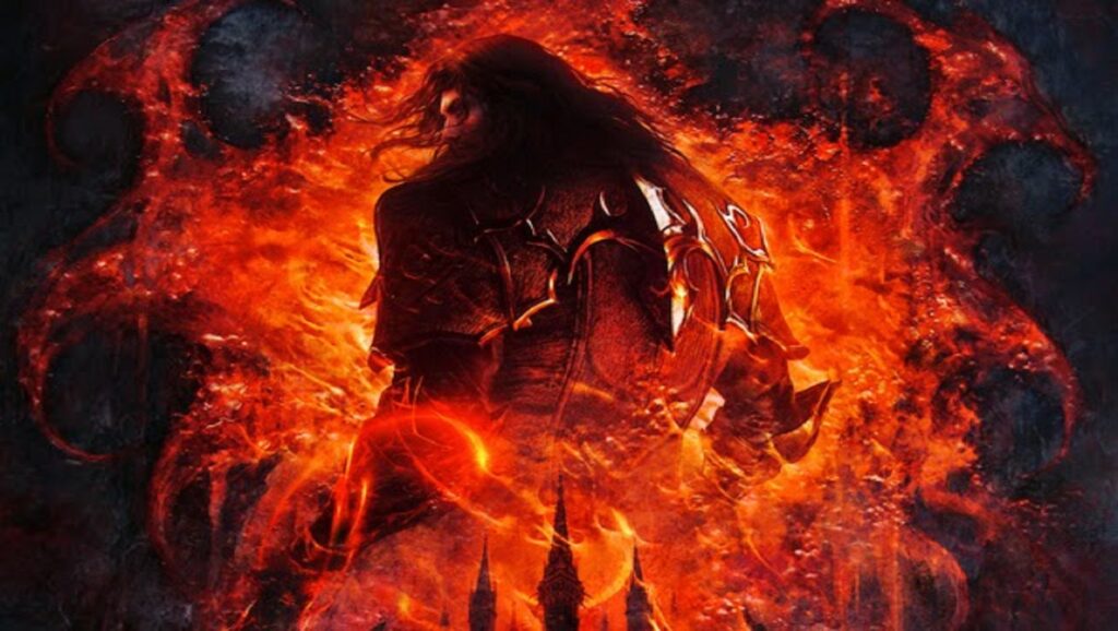 Vlad Drăculea rodeado de fuego