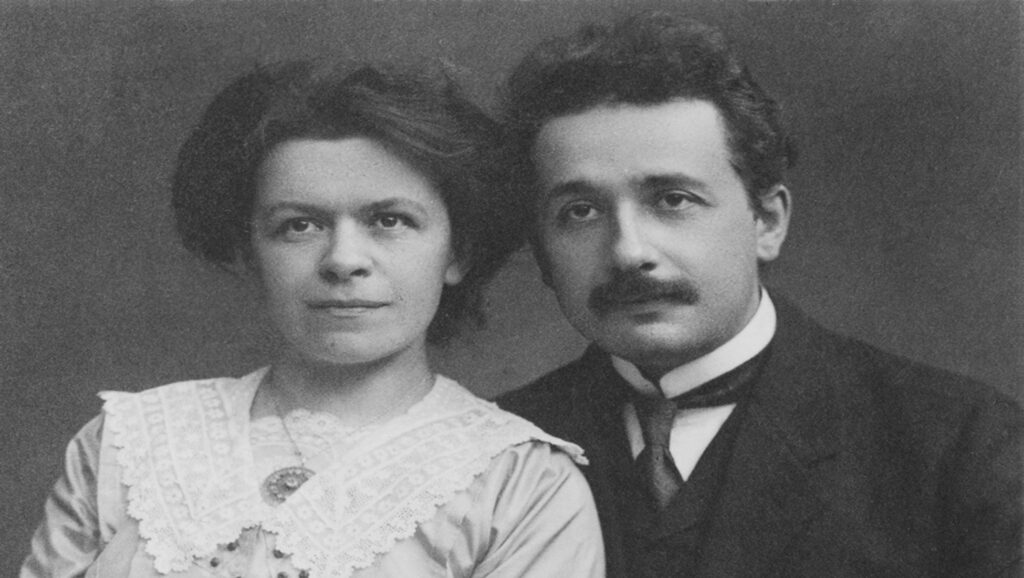 Mileva Marić y Albert Einstein