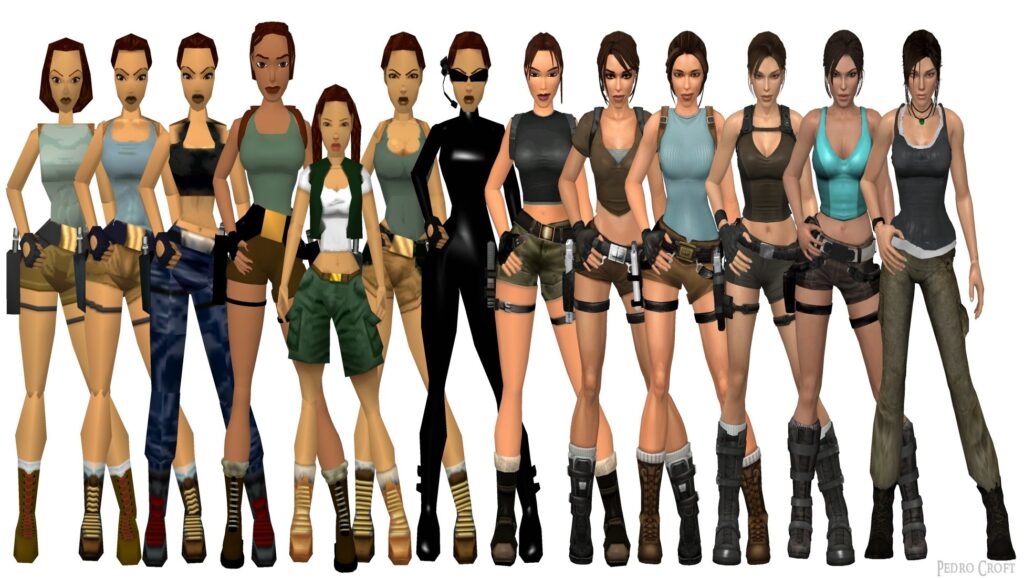 Versiones de Lara Croft