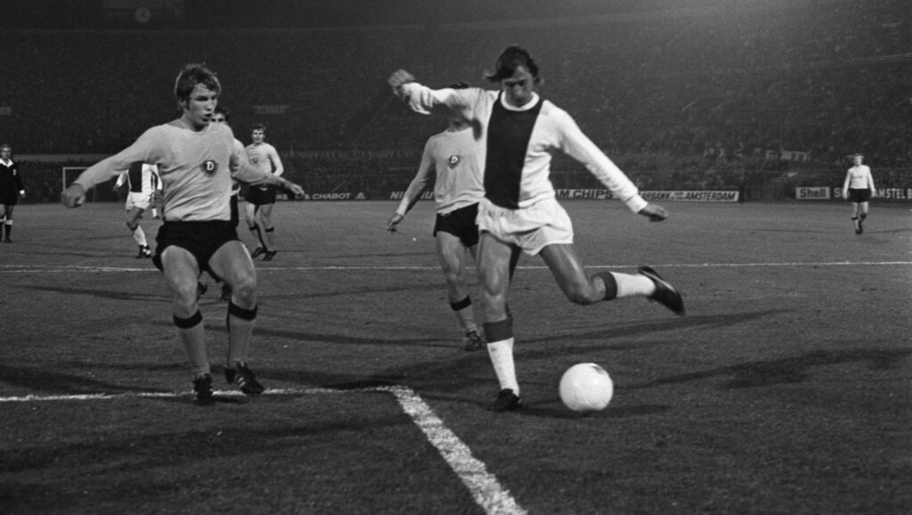 Johan Cruyff con el Ajax
