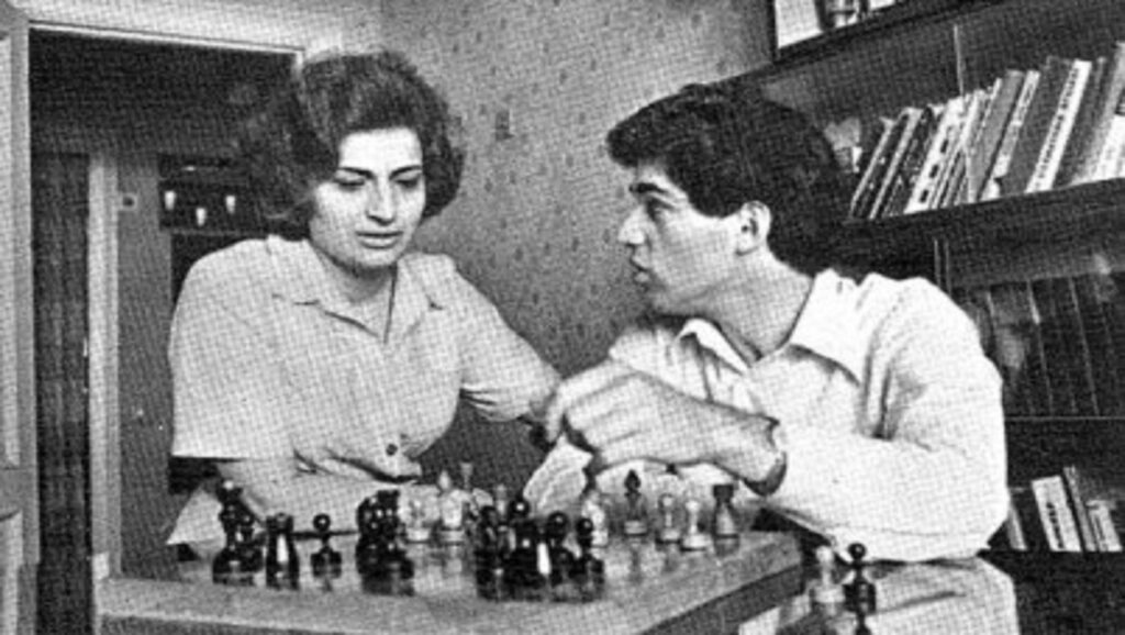 Garry Kasparov con su madre