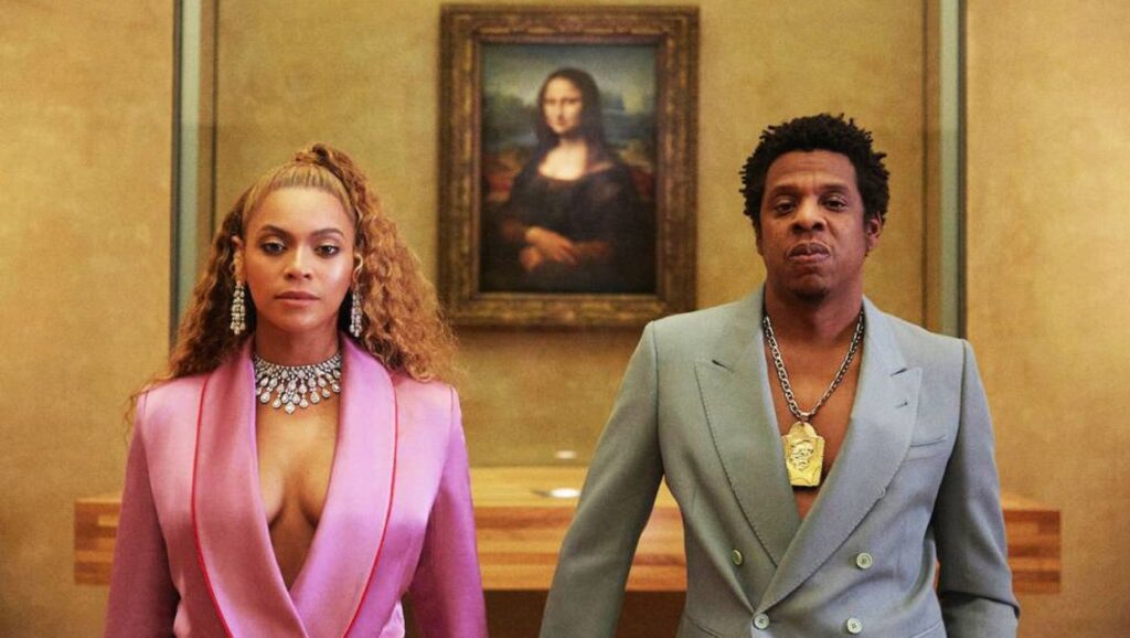 Beyoncé y Jay-Z en el videoclip rodado en el Louvre