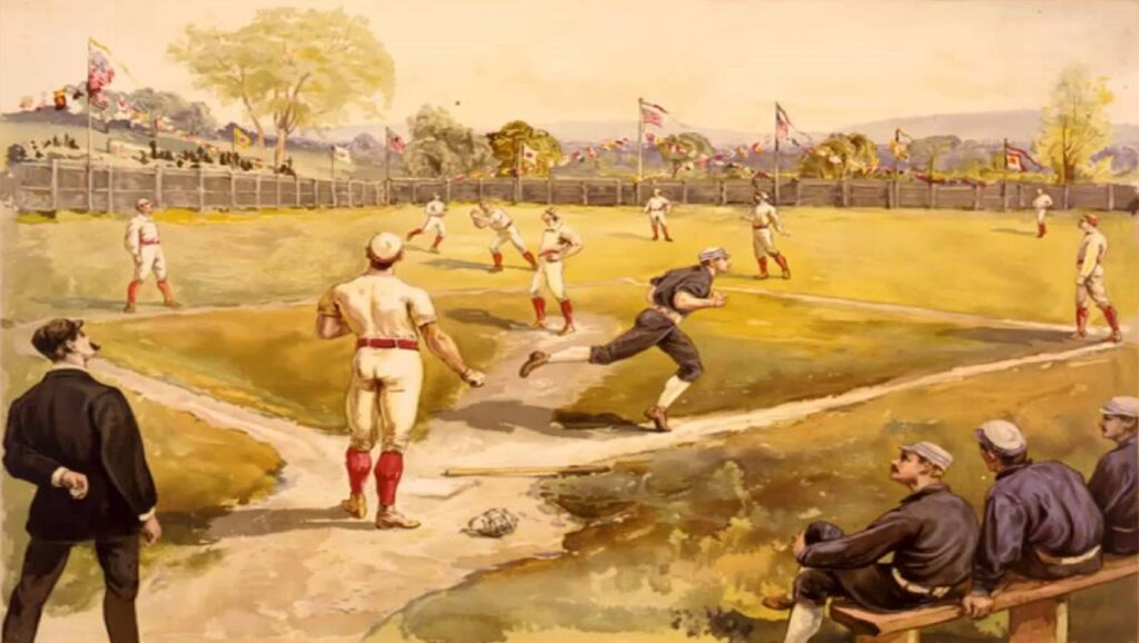 El béisbol durante la revolución industrial