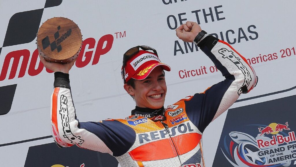Primer triunfo de Marc Márquez en MotoGP (Gran Premio de Las Américas)