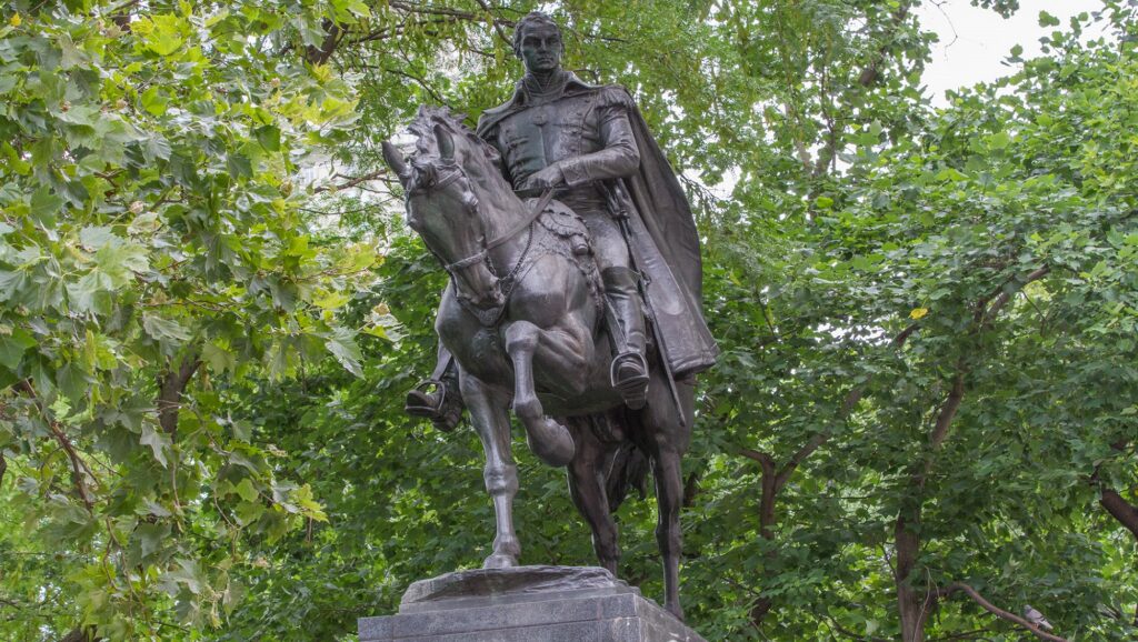 Estatua de Simón Bolívar en Central Park (Nueva York)
