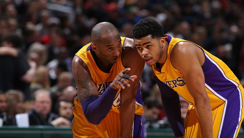Kobe Bryant en partido de Los Lakers