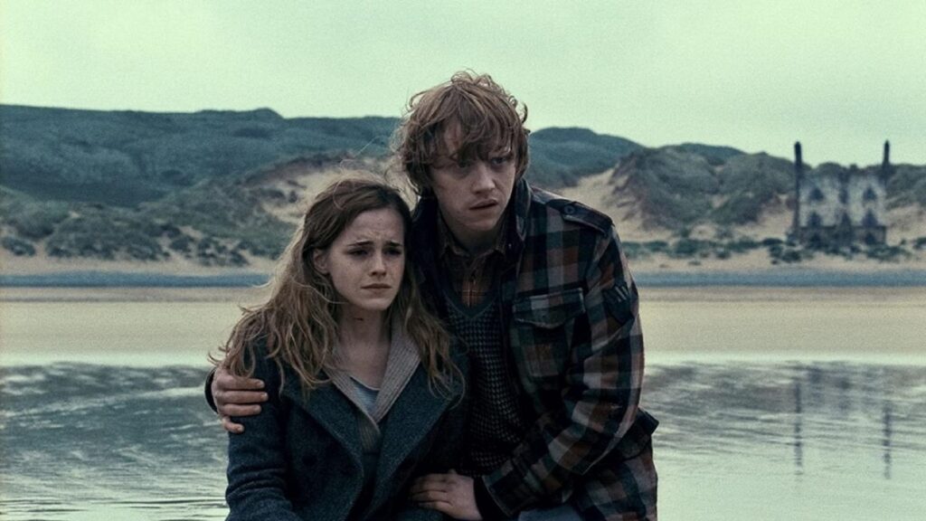 Hermione y Ron en "Harry Potter"