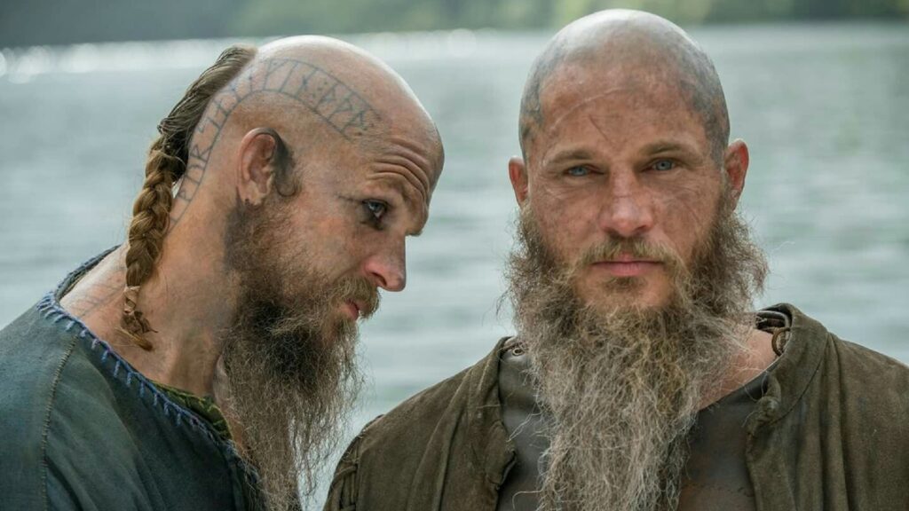 Floki y Ragnar en "Vikingos"