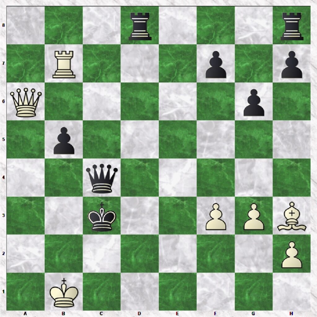 La Inmortal de Kasparov: Posición 20
