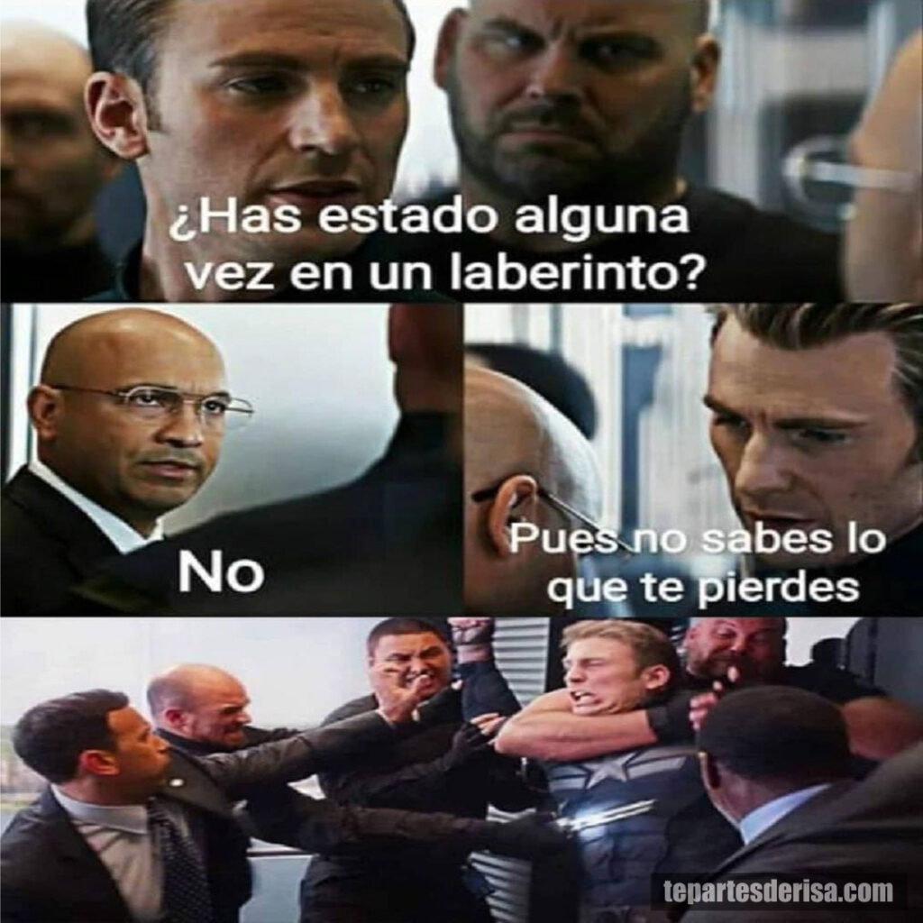 Meme del Capitán América 2: Laberinto