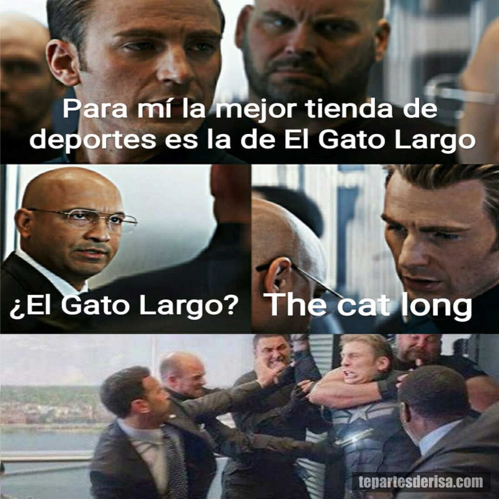 Meme del Capitán América 3: Gato Largo 