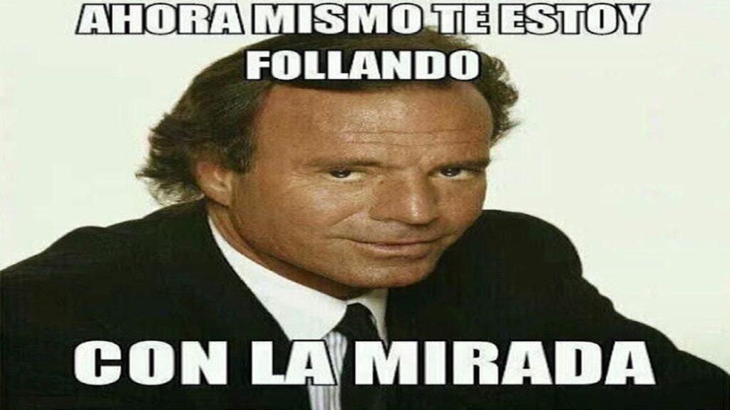 Julio Iglesias en un meme