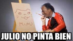 Julio no pinta bien