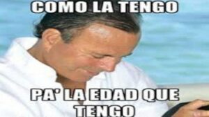 Meme de Julio Iglesias