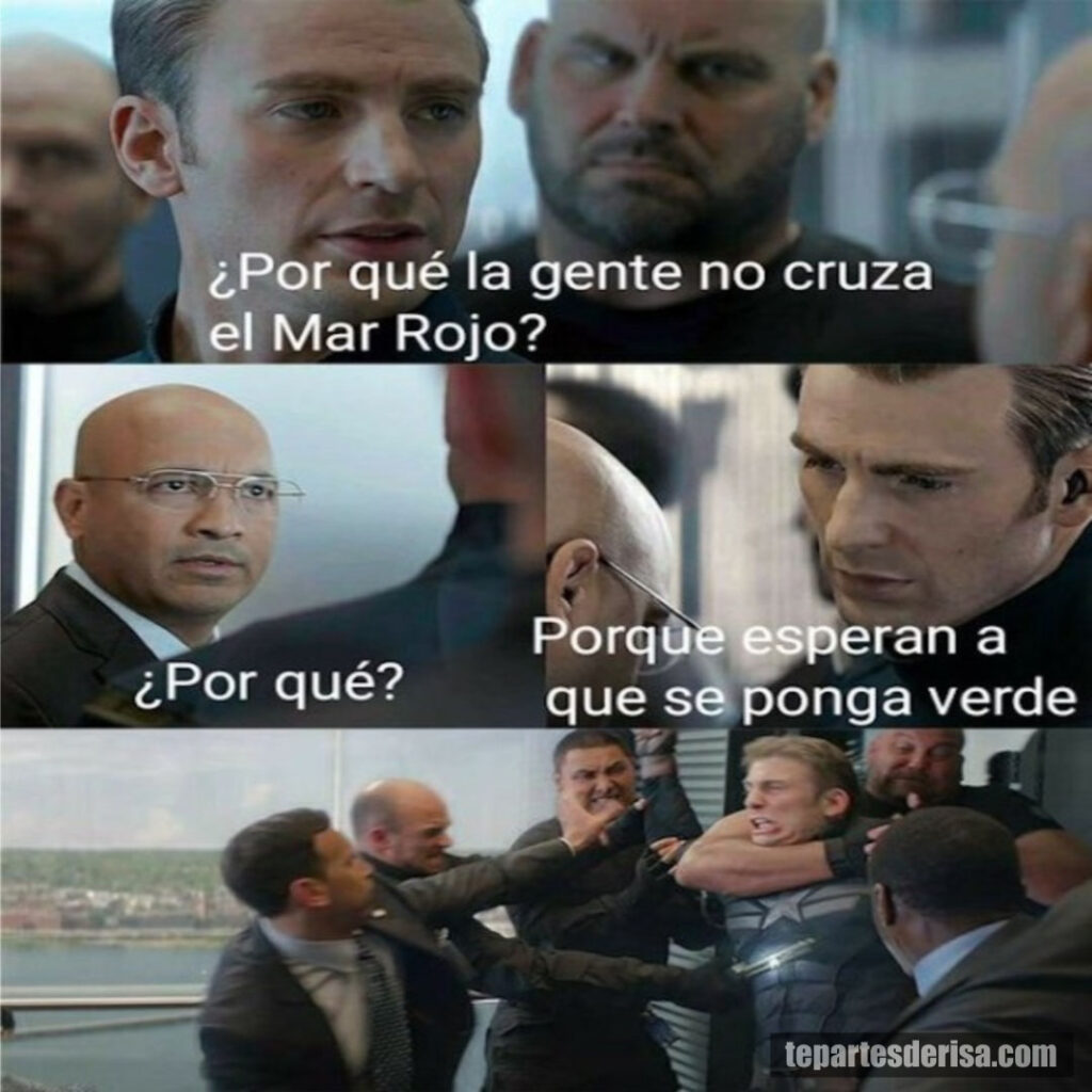 Meme del Capitán América 14: Mar Rojo