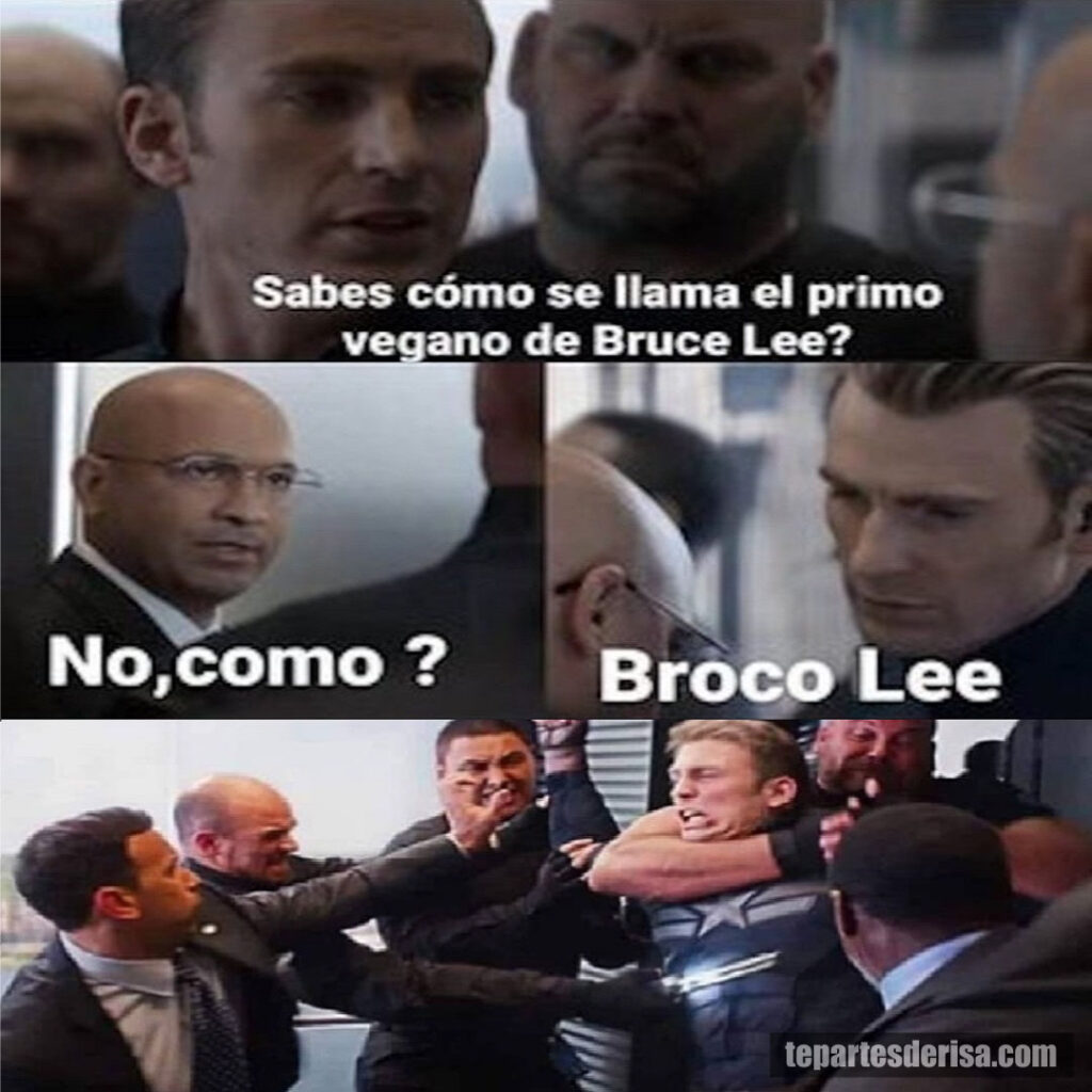 Meme del Capitán América 15: Bruce Lee