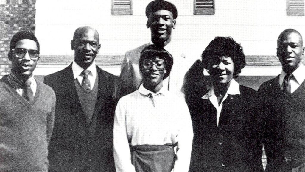 Michael Jordan con su familia cuando era joven