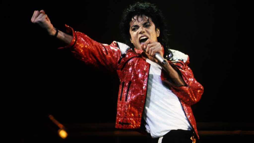 Michael Jackson cantando