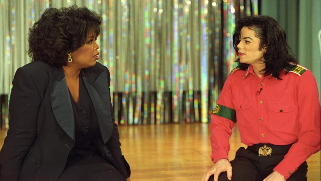 Oprah Winfrey y Michael Jackson