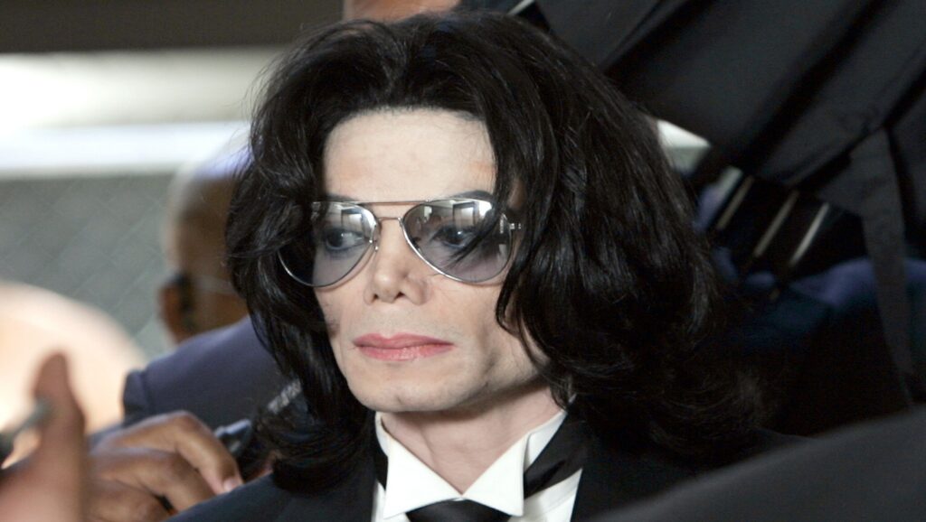 Michael Jackson durante juicio