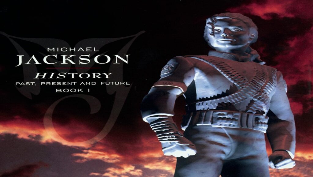 Portada del álbum "HIStory" de Michael Jackson