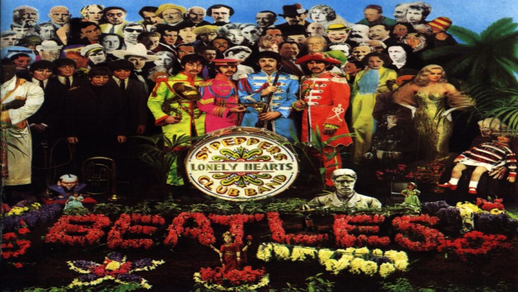 Portada del disco "Sgt Pepper's Lonely Hearts Club Band" de Los Beatles