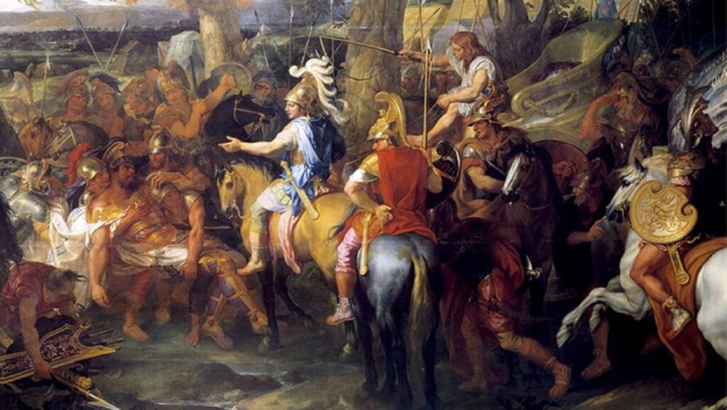 Alejandro Magno y Hefestión
