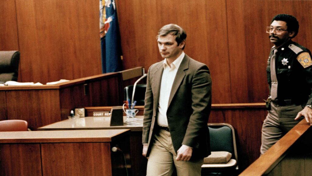 Jeffrey Dahmer durante su juicio