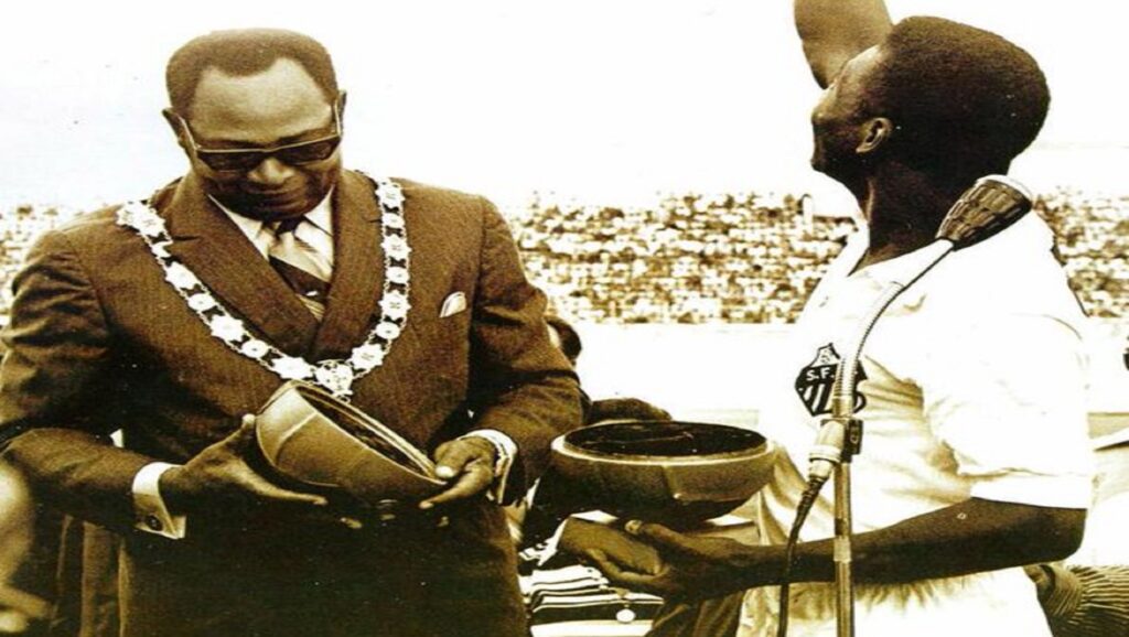 El presidente de Congo y Pelé