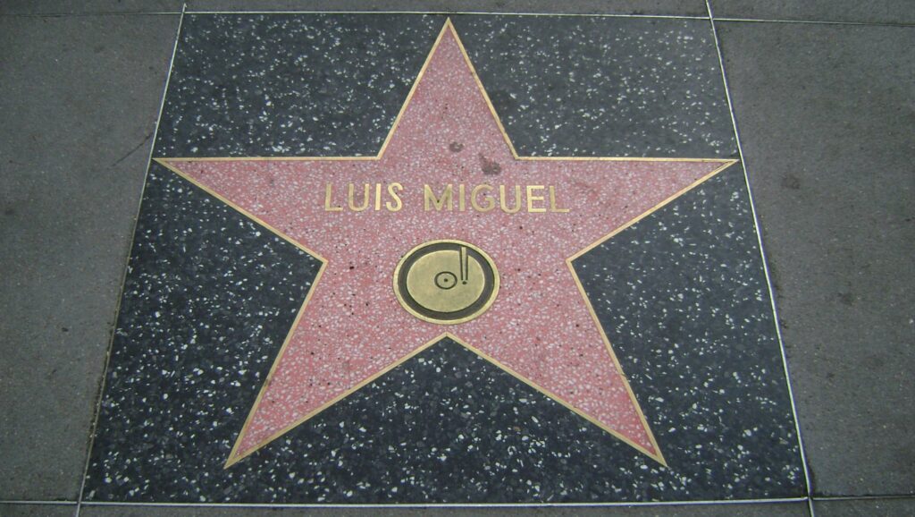 Estrella de la fama de Luis Miguel