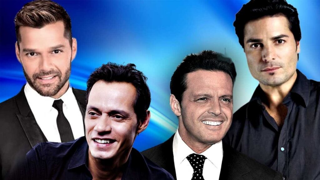 Ricky Martin, Marc Anthony, Luis Miguel y Chayanne