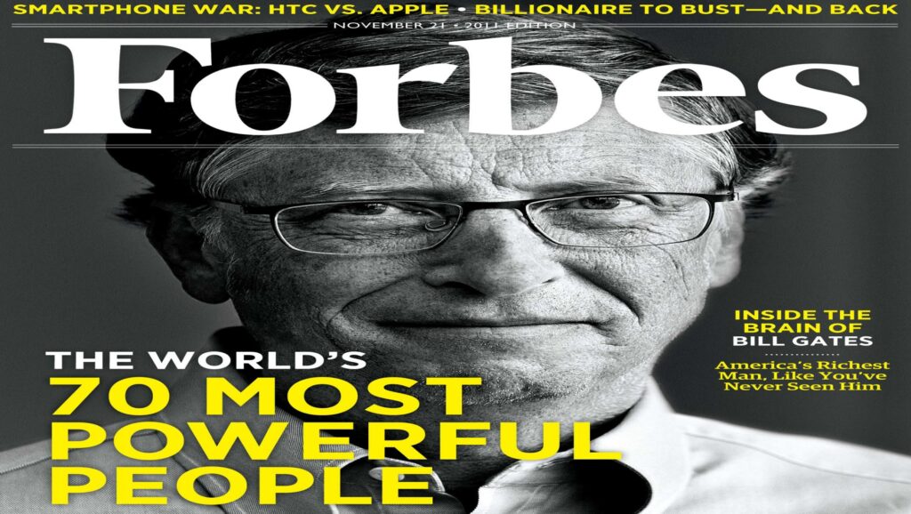Bill Gates en la revista Forbes