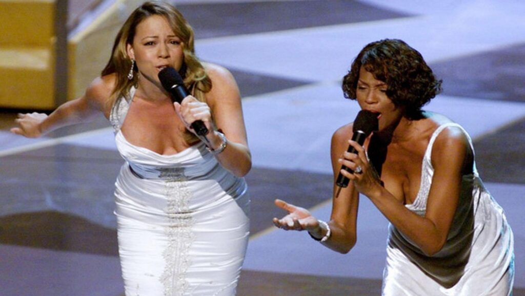 Mariah Carey y Whitney Houston