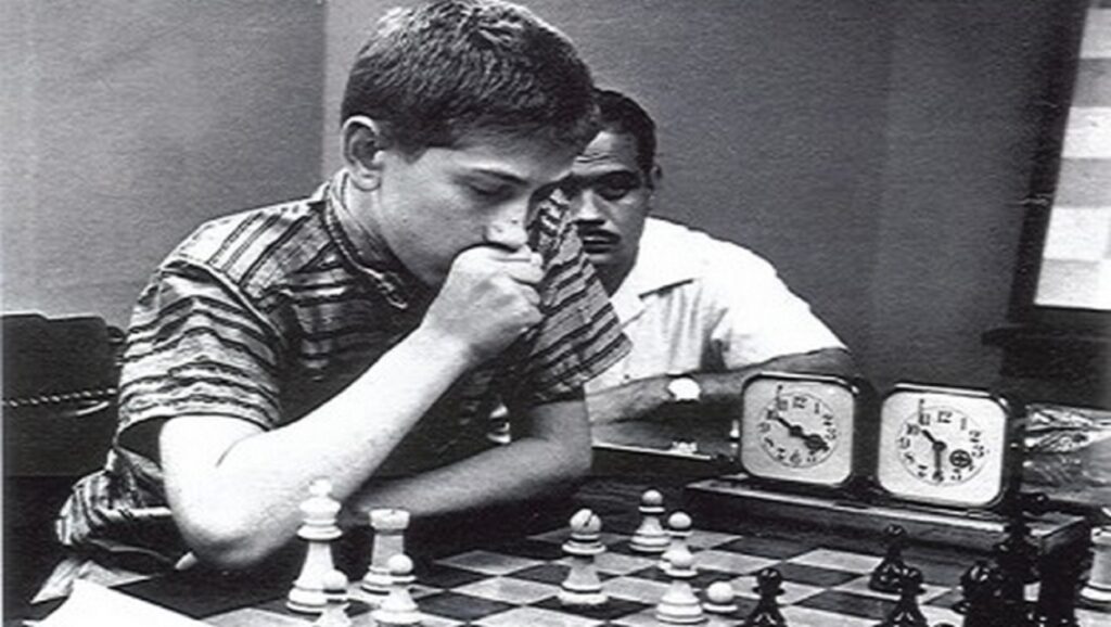 Bobby Fischer cuando era niño