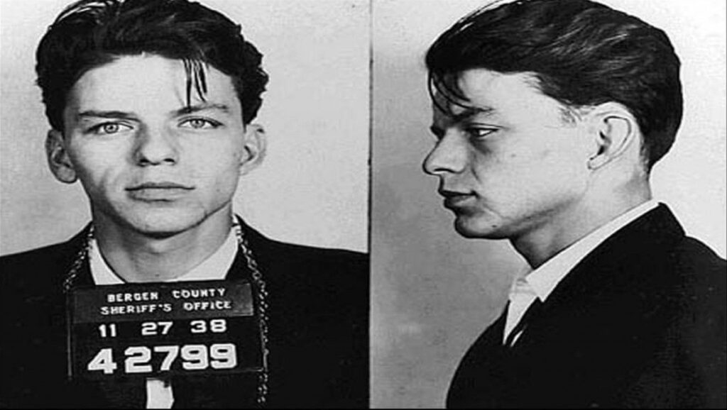 Frank Sinatra cuando fue arrestado