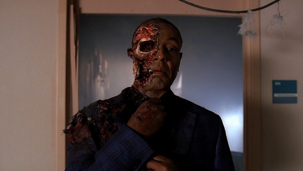  Giancarlo Espósito en la escena de su muerte en "Breaking Bad"