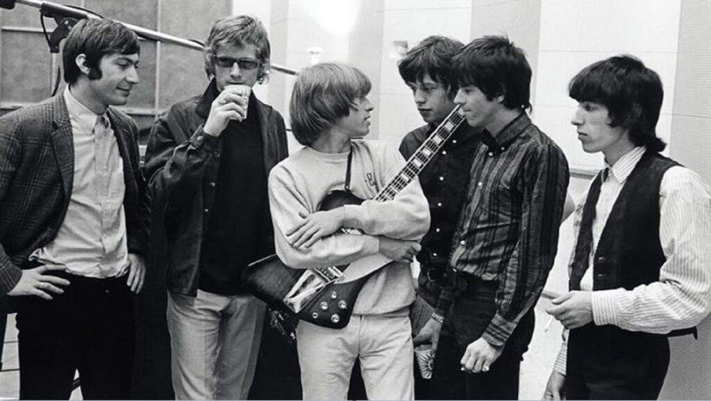 Andrew Loog Oldham con "Los Rolling Stones"