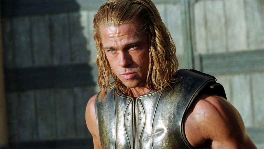 Brad Pitt en "Troya"
