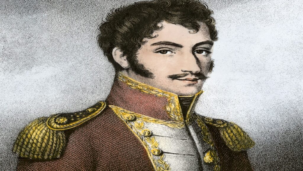 Simón Bolívar de joven
