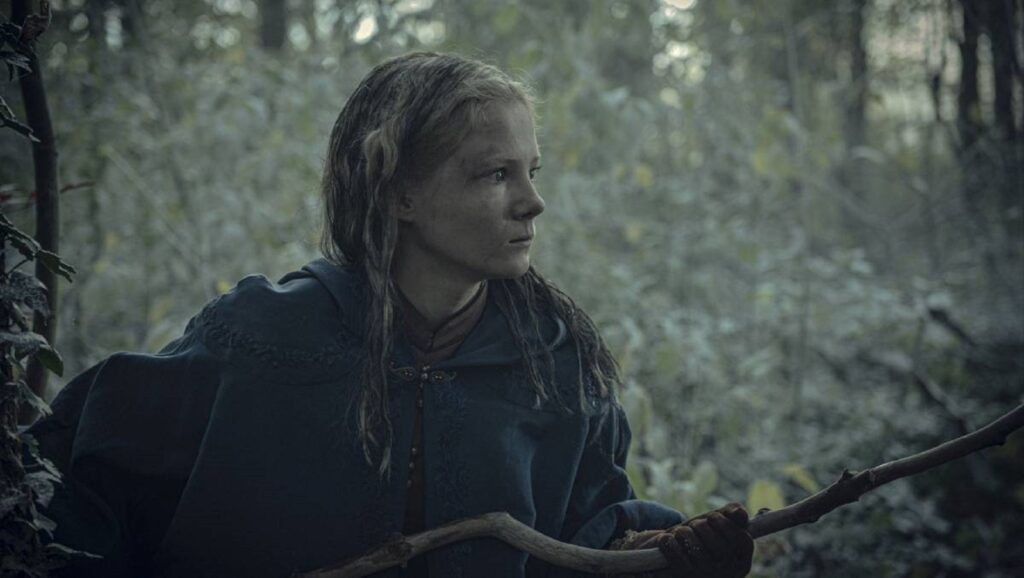 Freya Allan en la serie "The Witcher"