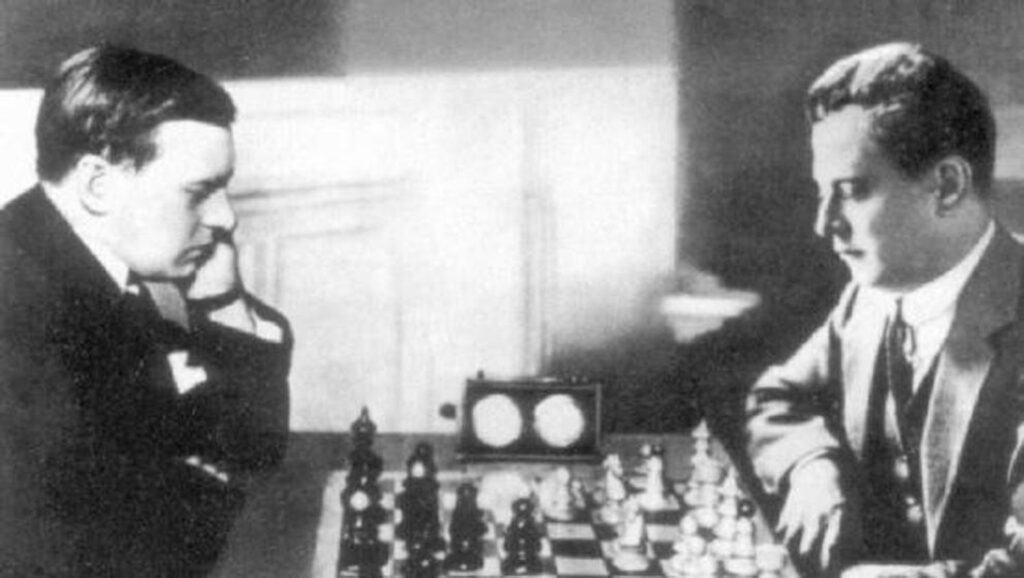 Alexander Alekhine y José Raúl Capablanca
