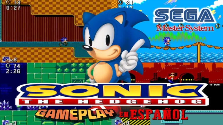 GAMEPLAY del SONIC THE HEDGEHOG de la SEGA MASTER SYSTEM