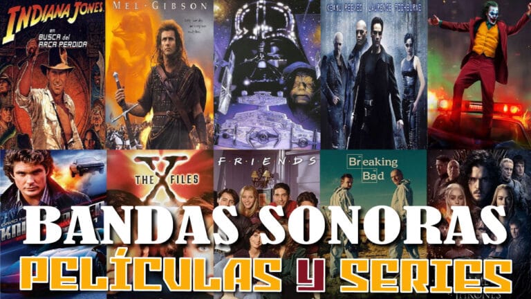 BANDAS SONORAS de PELÍCULAS y SERIES: Las MEJORES CANCIONES de la HISTORIA del CINE y la TELEVISIÓN