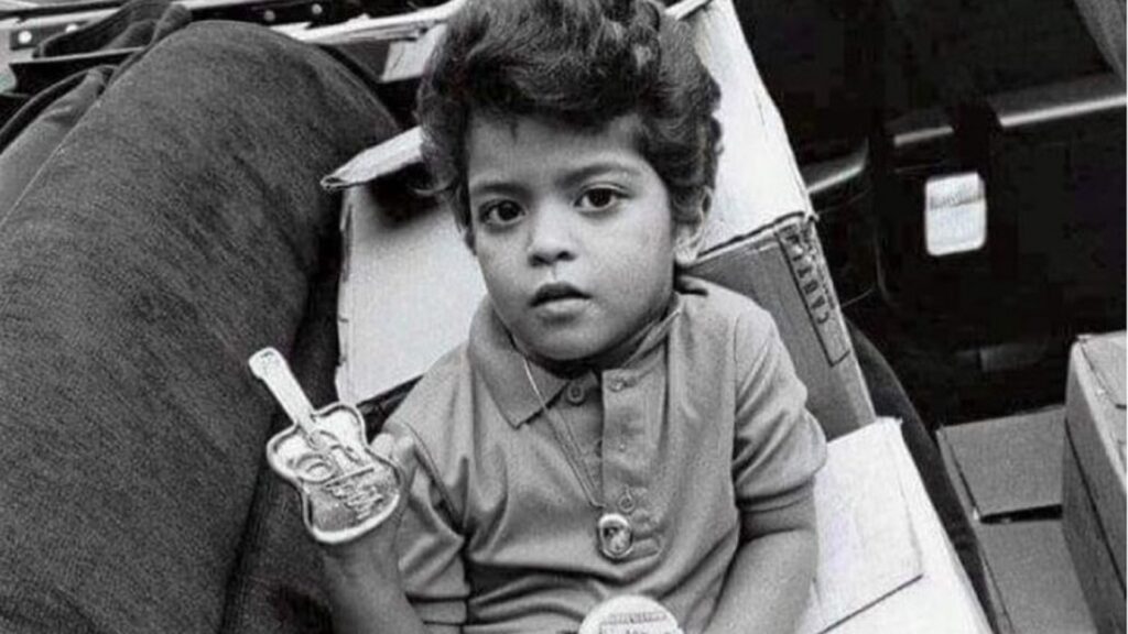 Bruno Mars cuando era niño